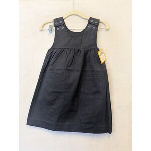 Dennis Girls Navy Twill Smock Jumper Dress Size G5